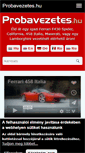 Mobile Screenshot of probavezetes.hu